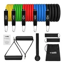 Comprar Set 5 Bandas Elásticas Resistencia + Bolso Pocitos 