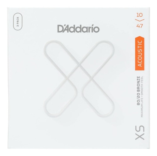 Encordoamento Violão Aço Revestido Extra-Leve D'Addario XS