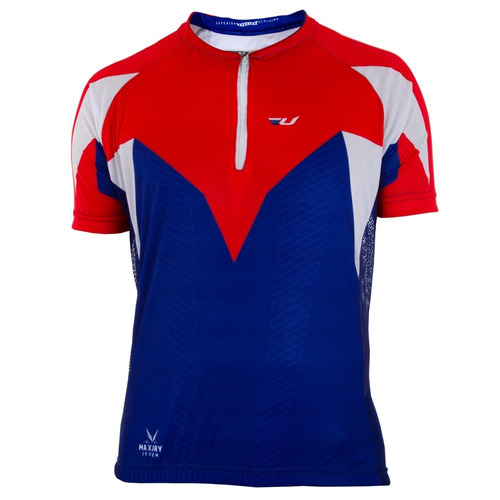 Camisa Ciclismo Pro Tork Ultra Bikes Azul/vermelho Tam. M