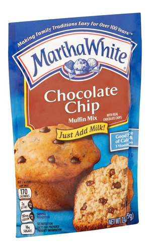 Martha White Chocolate Chip Muffin Mix Harina Pastel Chispas
