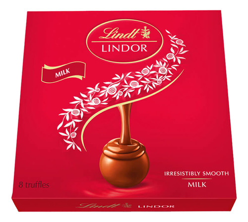 Bombones Suizos Lindt Lindor Milk Chocolate 100gr Caja
