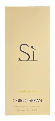 Armani Si Por Giorgio Armani Eau De Parfum 3.3 Oz Spray