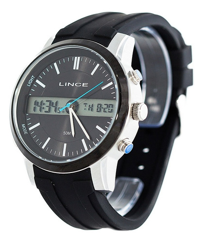 Relogio Lince Masculino Anadigi Map4490s P1px Aço Oferta