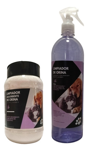 Kit Limpieza Orina Y Desechos Perros Y Gatos Lavanda Med 