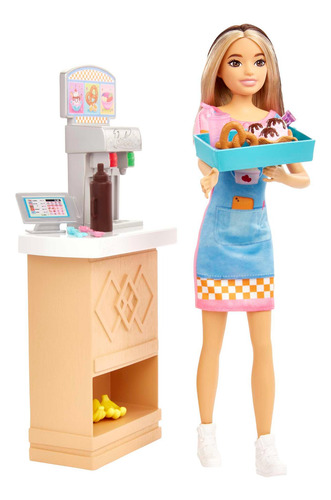 Barbie Skipper First Jobs Barra De Snacks Barbie Helados