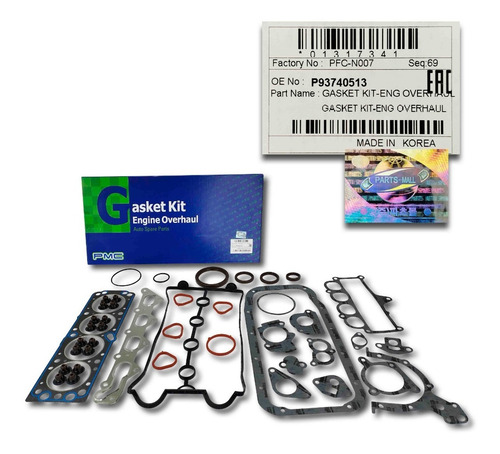 Imagen 1 de 7 de Kits Juego Empacaduras Aveo Lanos 1.6 Nubira 1.6 Original