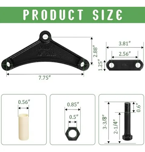 Kit De Abrazaderas Para Remolque, 2 Pack Para Ejes Tándem (3