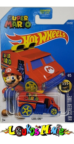 Hot Wheels Cool-one Super Mario Screen Time 224/250