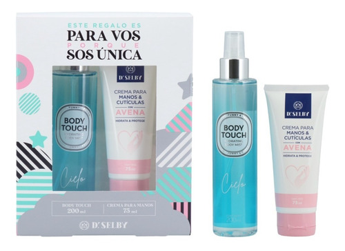 Body Touch Cielo 200 Ml + Crema Para Manos De Avena 73 Ml