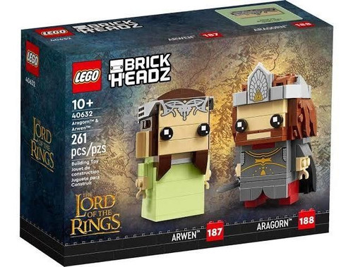 Lego Aragorn Y Arwen Brick Headz Señor De Los Anillos