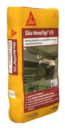 Sika Monotop 615 Bolsa X 25 Kg