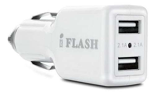 Iflash Dual Usb Car Lighter Charger Adapter W/ 10w (fast) H