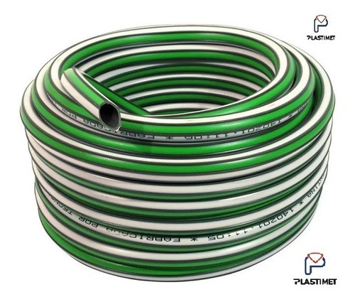Imagen 1 de 1 de Manguera Tricolor De Riego Super Reforzado 3/4x30 Mt