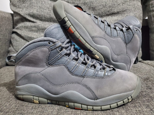 Tenis Mjordan Retro 10 Cool Grey 27.5cm (Usado)