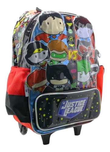 Mochila C/carro 18 PuLG. Cresko Lj320 - Justice League 3d 