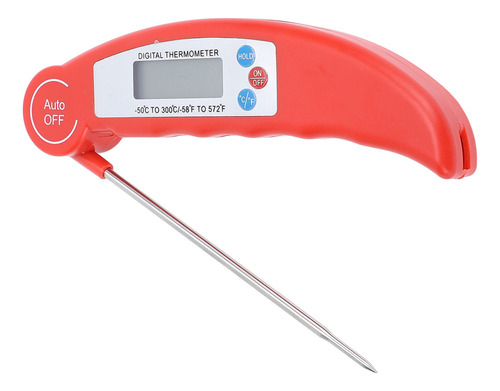 Sonda Digital Roja Roja De Temperatura De Alimentos Para Car