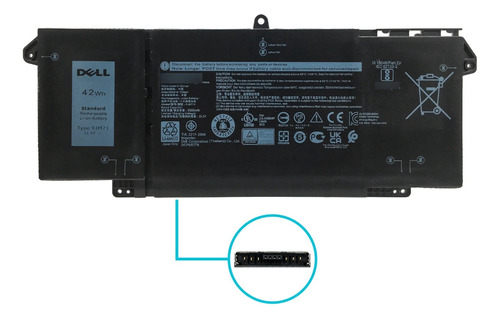 Bateria Dell Latitude 13 5320 14 7320 7420 7520 Type 9jm71