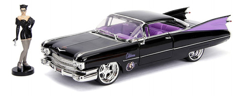 Cadillac Coupe Deville 1959 Catwoman + Figure - M Jada 1/24