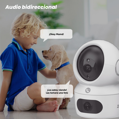 Câmera Segurança Wifi Cs-h7c Lentes Duplas Visão Noturna