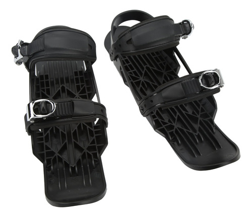 Mini Botas De Esquí Negras Con Encuadernación Ajustable Para