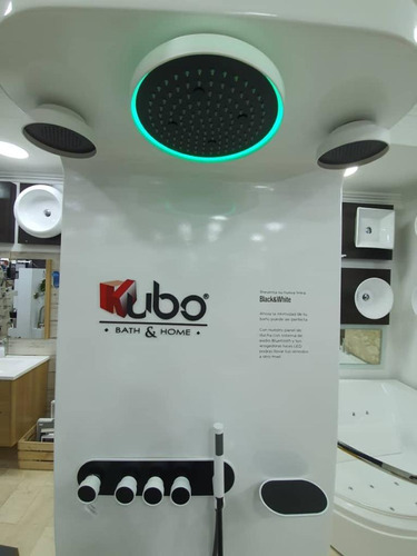 Kubo Centro De Ducha Led Con Cornetas Bluetooth Ku-5011nb