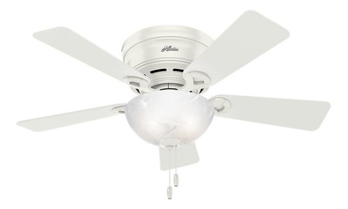 Ventilador Techo 4 Aspa 42  Luz Led Regulable Acabado Blanco