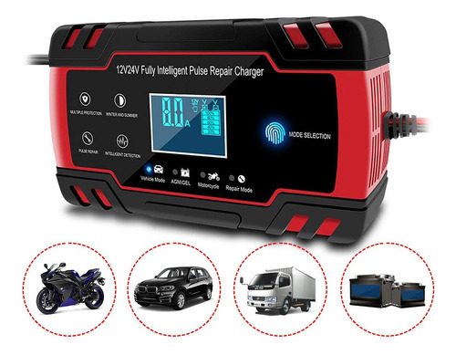 Cargador De Batería Inteligente Automático 12v 8a/24v 4a