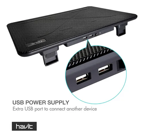 Almohadilla De Refrigeración Para Portátil Havit Hv-f2056 De