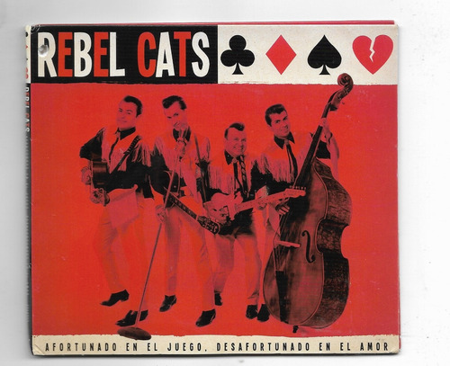 Cd Los Rebel Cats Afortunado En El Juego (Usado)