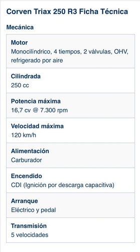 Imagen 5 de 5 de Corven Triax 250 R3