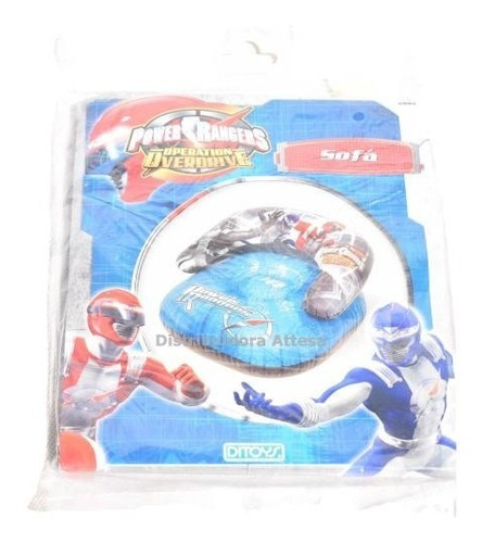 Sofa Inflable Para Agua Pileta Power Rangers Ditoys