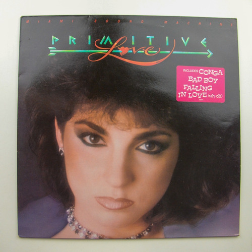 Lp Disco Vinilo Miami Sound Machine - Primitive Love - 1985