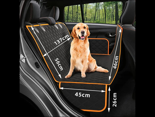 Funda Cubreasiento Impermeable Auto Mascotas Perro Lavable