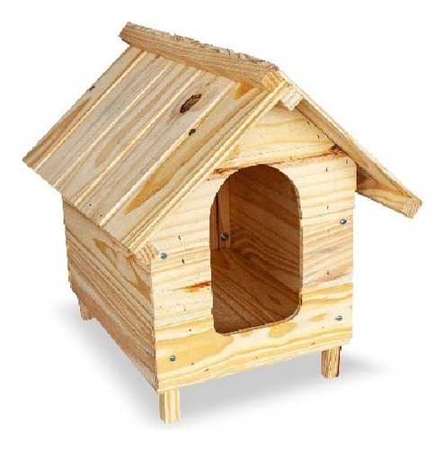 Casinha De Madeira Pinus Para Cães N.2