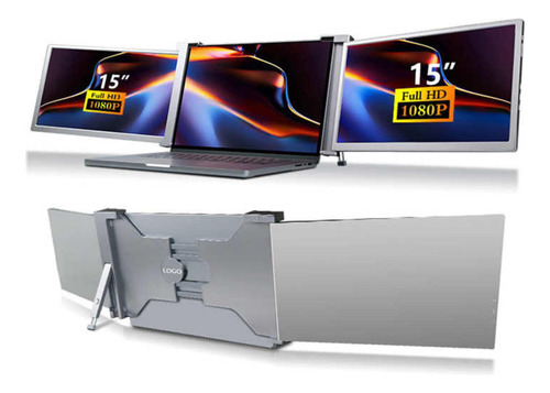 Aazzie Extensor Monitor Dual 15  Triple Portatil Hd 1080p