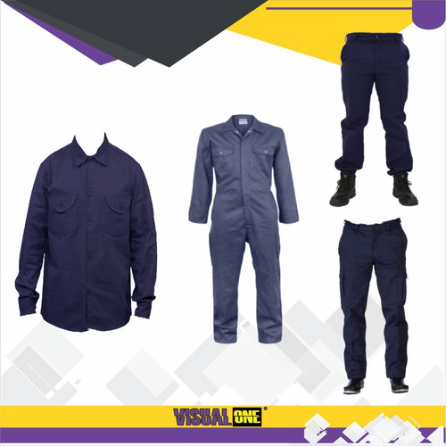 Pantalón De Trabajo Tipo Pampero, Ombu Tela Grafa Al Costo
