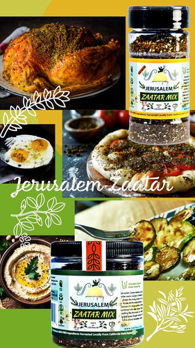 Mezcla De Especias Jerusalem Zaatar De Julian's Valleys | Fa