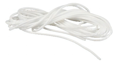 Espiral Bl 6mm(1/4)x10m 2-5cables16awg Color Blanco