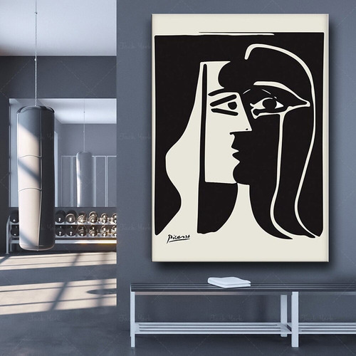 Imagen 2 de 10 de Cuadros-picasso Cara22-moderno,decorativo,110x80cm-