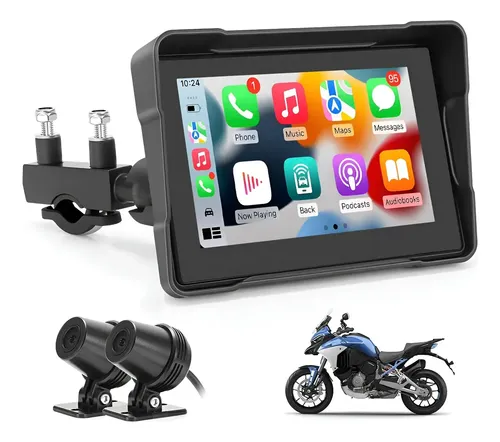 Multimidia Moto De Carplay 5 Touch Resiste C Camera Re