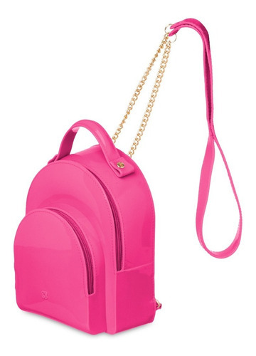 Mochila Pequena Little Bag Pink Petite Jolie Pj5009 - Nova Cor Rosa-Pink