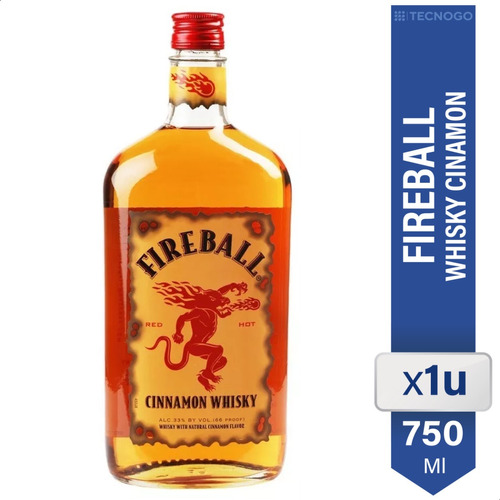 Whisky Fireball Cinnamon 750ml - Origen Canada