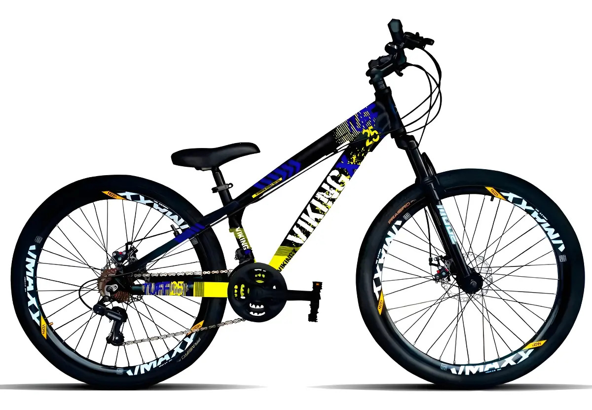 Bicicleta Mountain Bike VikingX Tuff 25 Aro 26 Alumínio 21 Velocidades