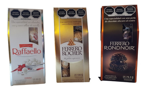 Paquete Ferrero Rocher, Collection 3 En 1