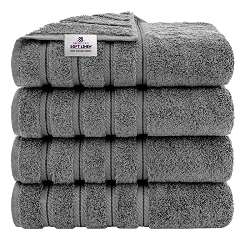 American Soft Linen, Juego De Toallas De Baño De 4 Piezas,