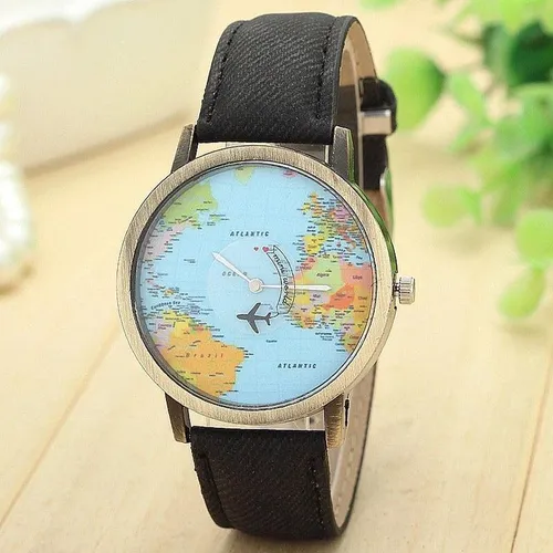 Reloj mapamundi sale