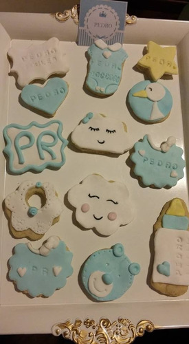 Galletitas Decoradas Para Nacimientos Baby Shower Bautismo