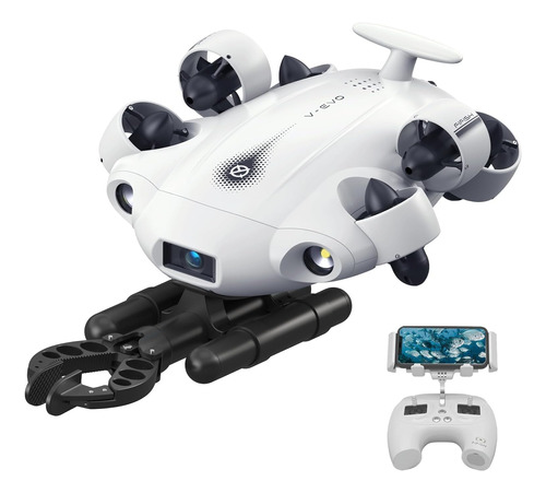 Fifish V-evo 4k60fps - Kit De Dron Submarino Con Brazo Robot