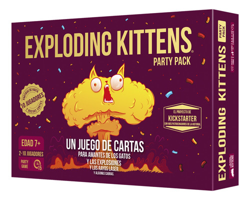 Juego De Cartas Exploding Kittens Party Pack Exploding Kitte