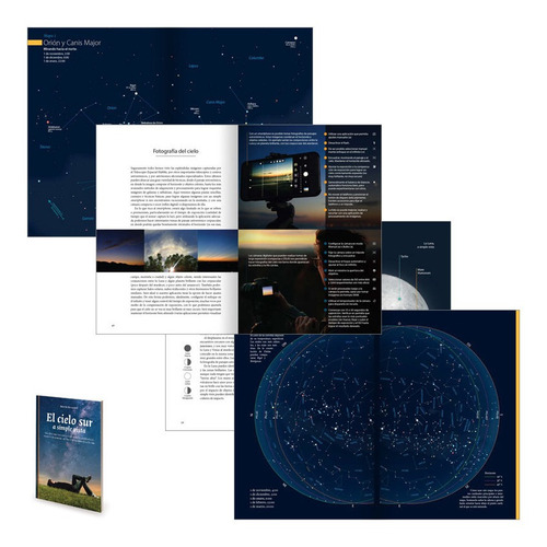 Imagen 2 de 4 de Libro El Cielo Sur A Simple Vista - Astronomía, Mapas